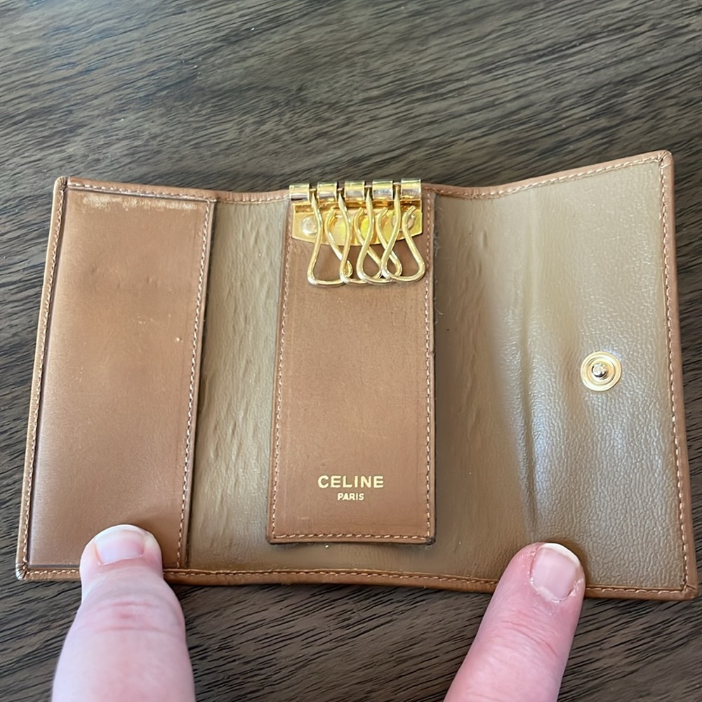 Celine Macadam Triomphe Key Case - Picture 11 of 13
